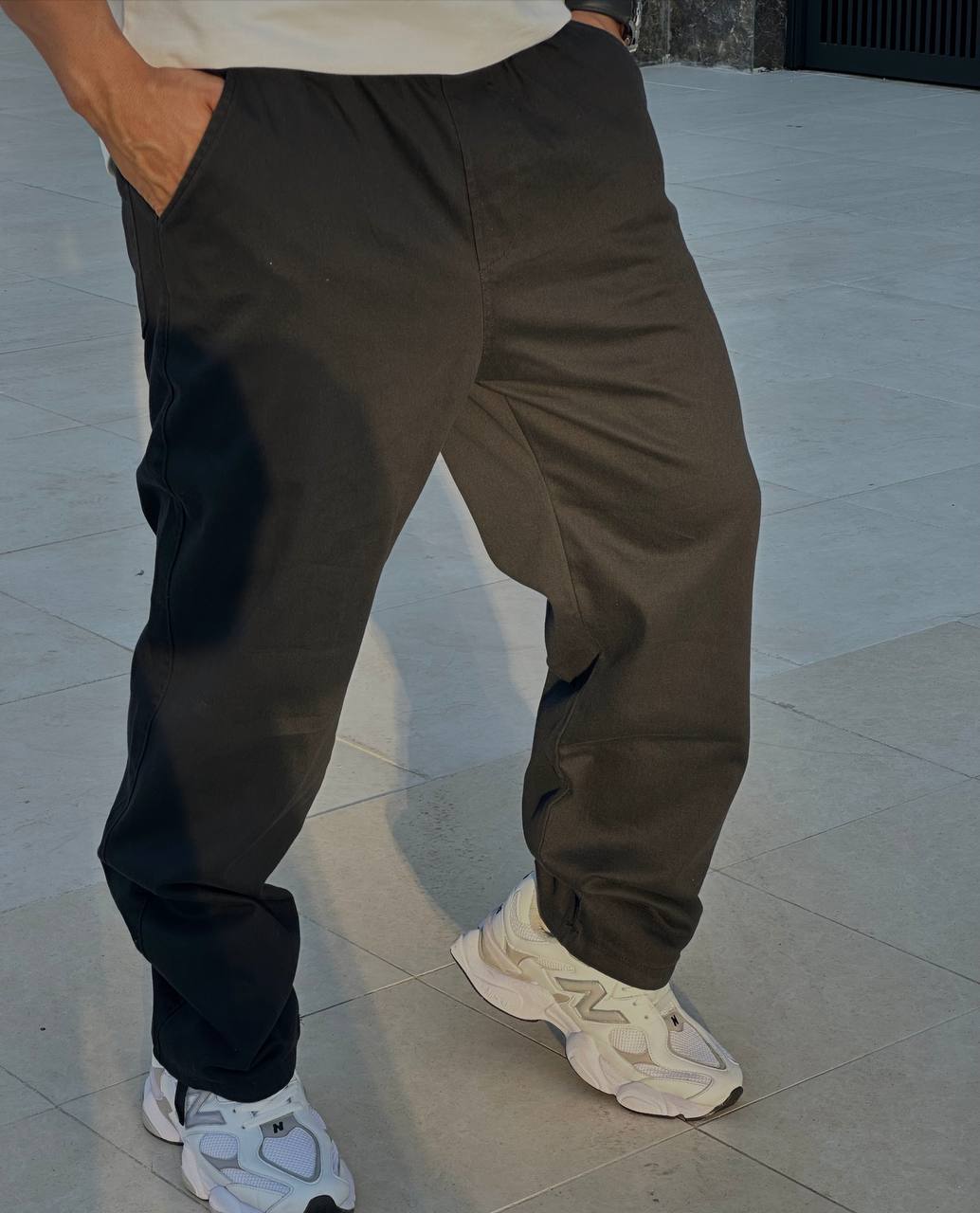 IMG_1235 شلوار بگ مشکی - Image 1