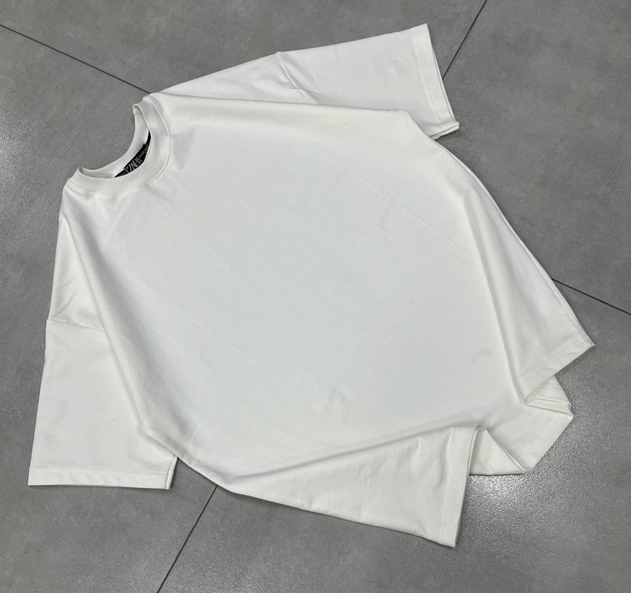 IMG_1912 تیشرت بیسیک سفید - Image 1