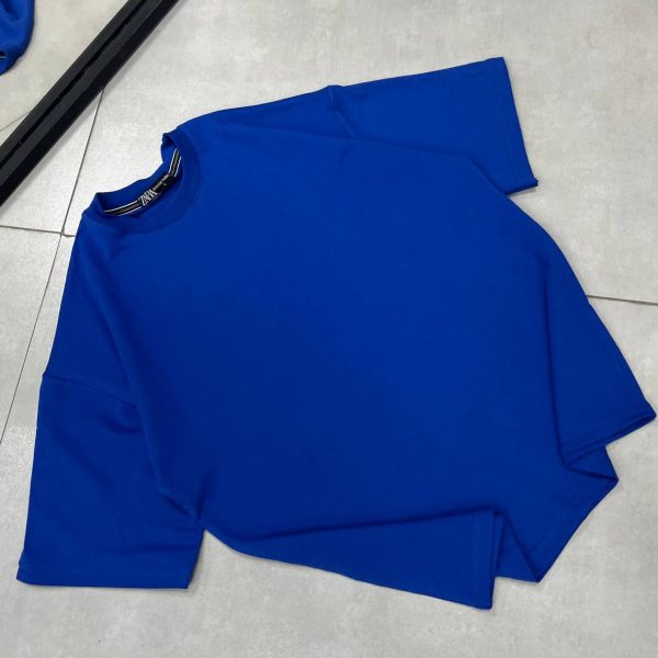 تیشرت بیسیک ابی (۲) پررنگ