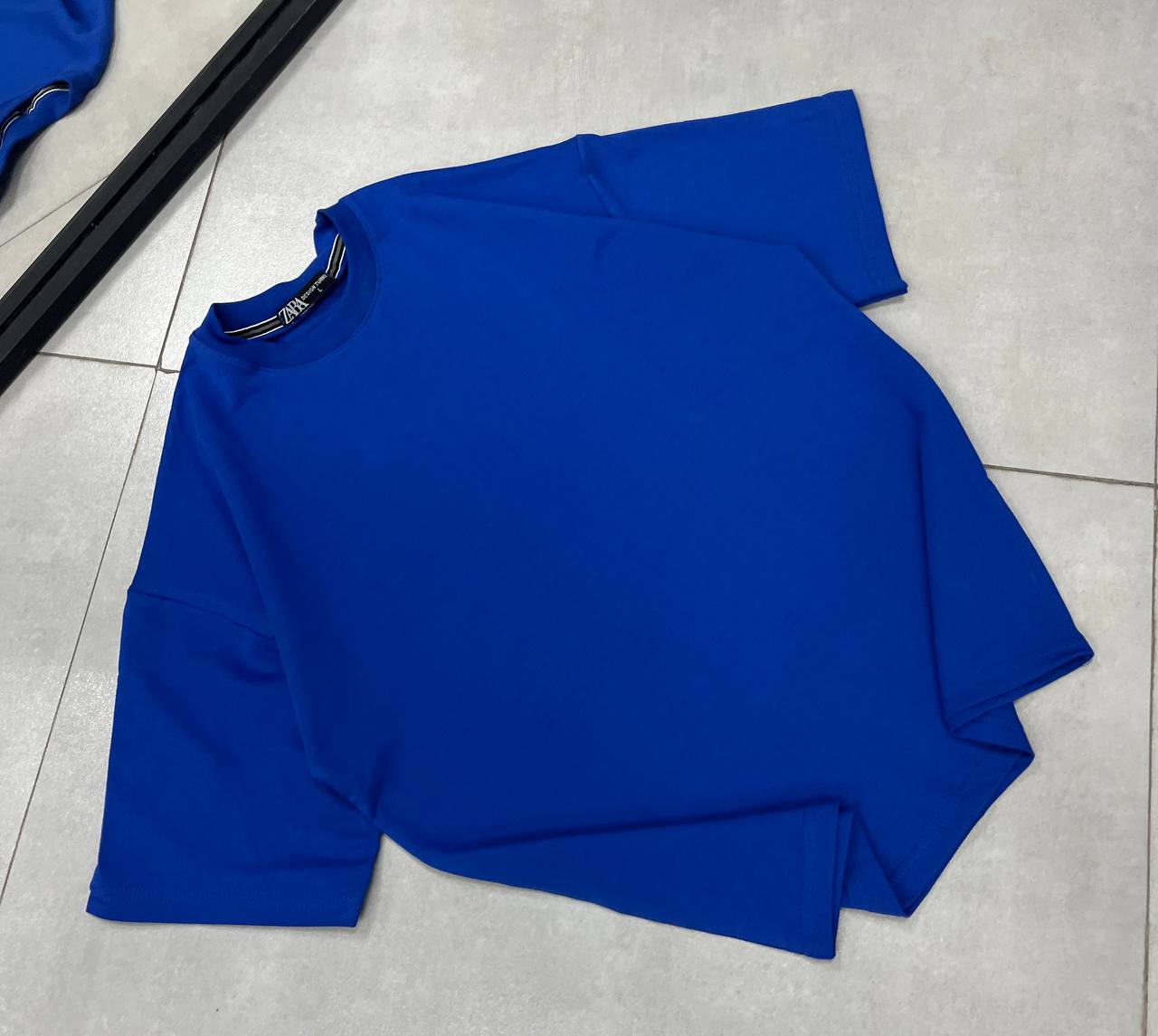 IMG_1929 تیشرت بیسیک ابی (۲) پررنگ - Image 1